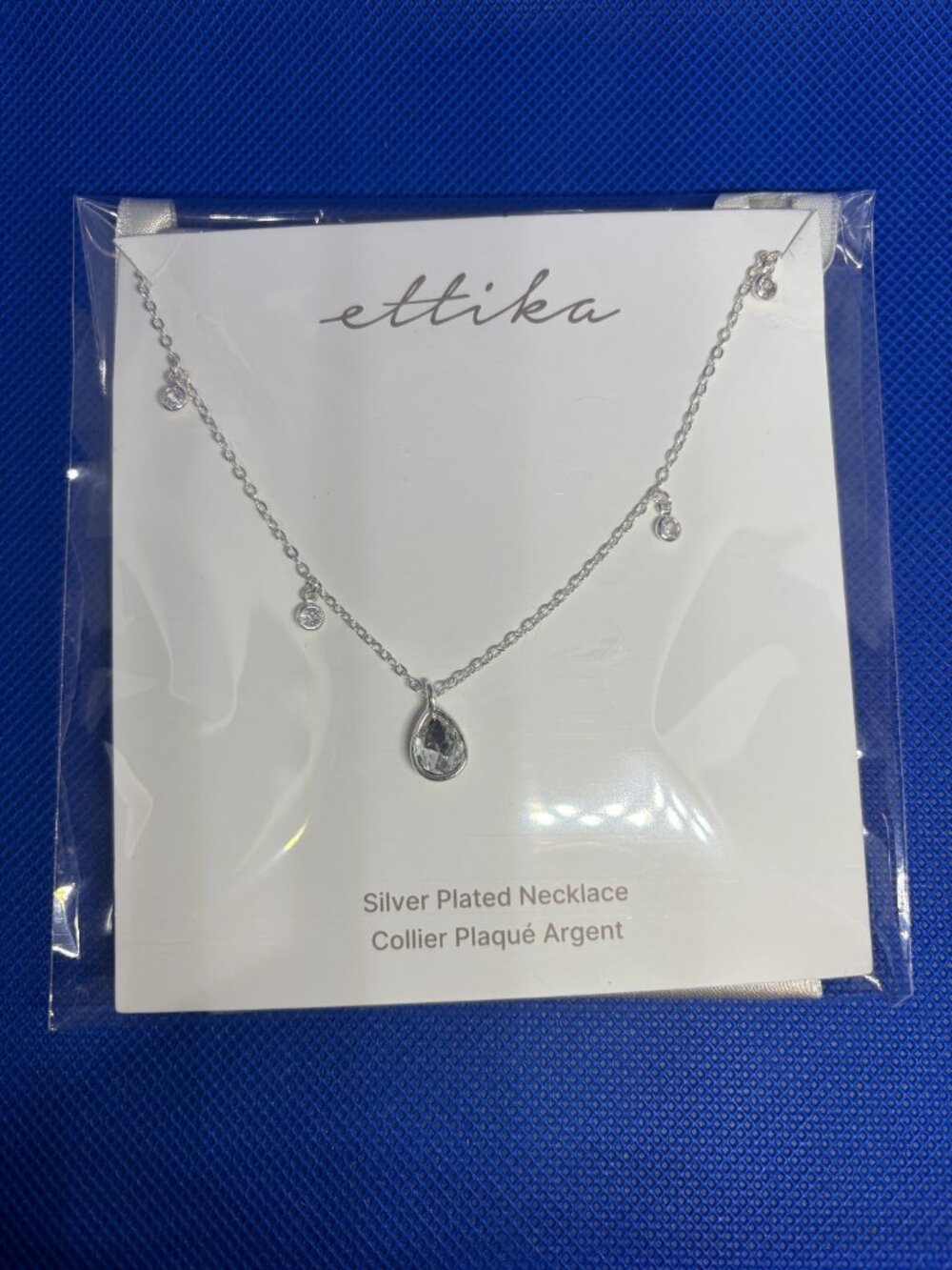 Ettika Dripping in Crystals Drop Necklace